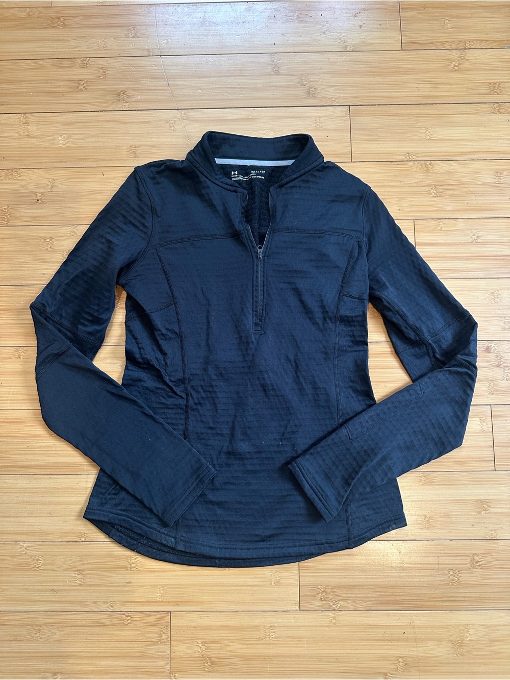 Under Armour Navy Quarter-Zip Long Sleeve Performance Top